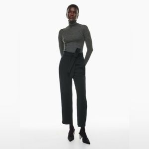 Grey Wilfred tie-front pant